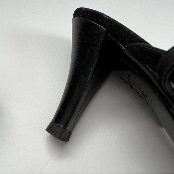 Louis Vitton LV Monogram Double Strap Heels - Picture 6 of 10